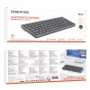 Клавиатура Borofone BG16 Cloud wireless BT [Black Gray]